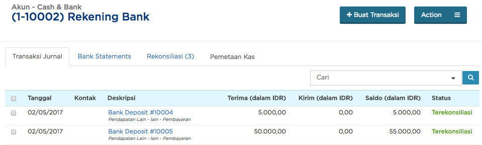 Panduan | Software Akutansi Online | Jurnal