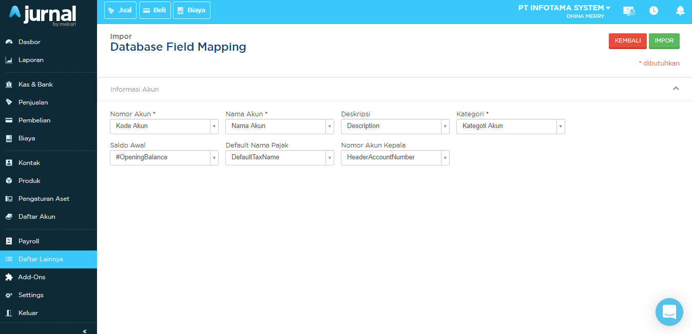 Panduan Software Akutansi Online Jurnal